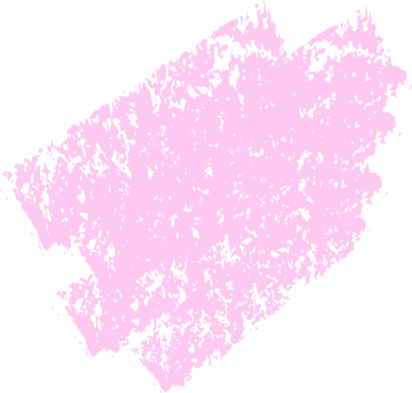 Pink textured brushstroke on a white background