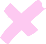 Pink 'X' symbol